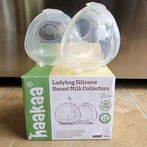 Haakaa ladybug breastmilk let down collector